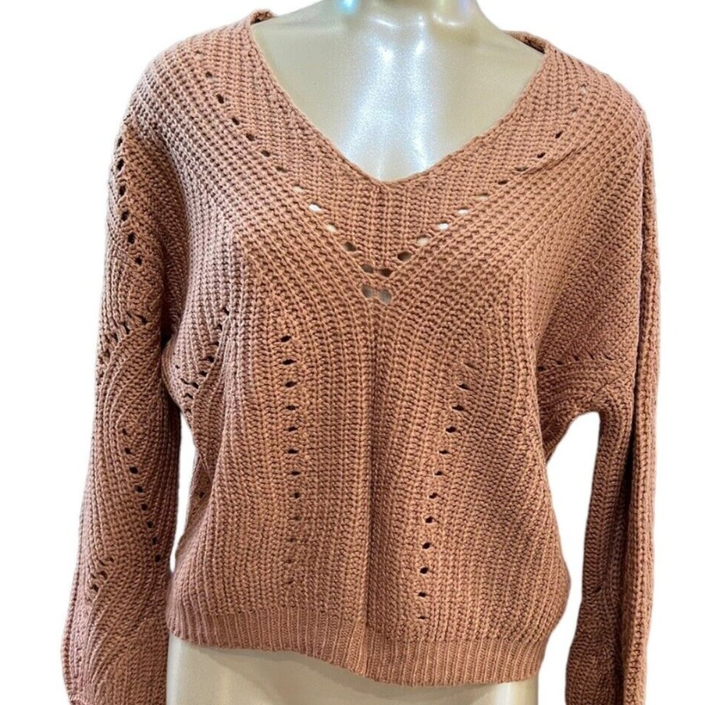 Anthropologie Cable knit Chunky Sweater XS